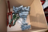 Assorted John Deere Die Cast Tractors that have been sandblasted and need to be refinished,