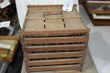 Vintage Wooden Egg Crate