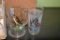 Assorted beer glasses and steins