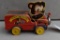 Fisher Price Teddy Trucker No 711 pull toy