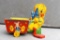 Fisher Price Walking Duck Cart No 305 pull toy