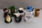 Assortment of Liquor decanter/pitchers