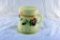 Custard glass cup from Wanamingo MN