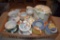 Assorted porcelain dishes