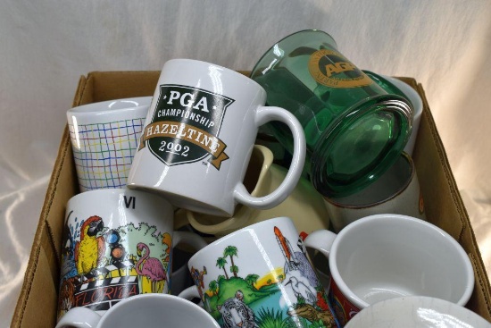 Assortment of coffee cups