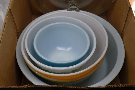 Assortment of Pyrex baking dishes
