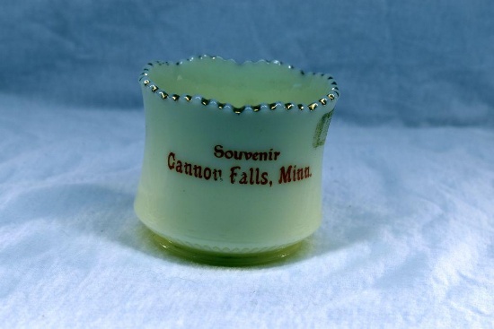 Custard glass from Cannon Falls MN