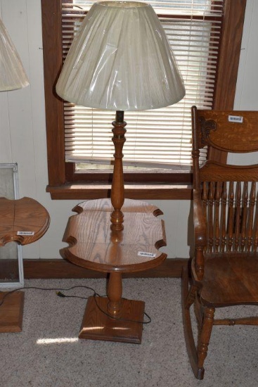 Side table with light