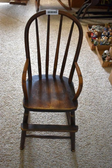 Wooden high chair