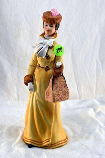 Avon 1981 Miss Albee Figurine from nationals, broken hand, no box