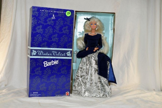 Barbie Winter Velvet Avon exclusive, 1st in series