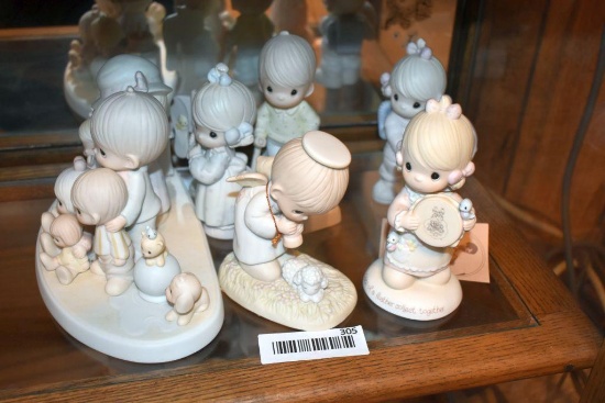6 Precious Moments Figurines