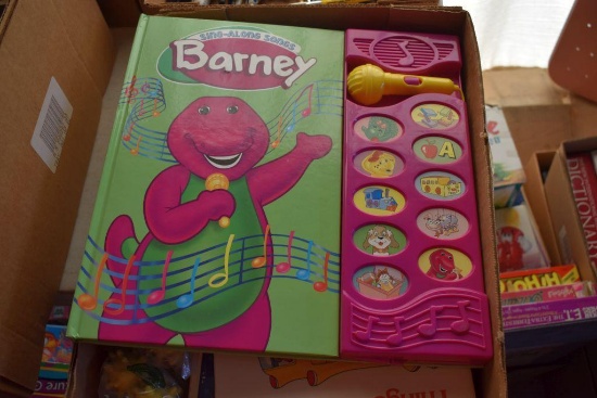 Assortment of Children's Books and Games