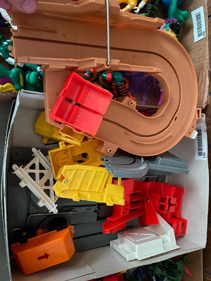 Plastic Car Tracks with Cars
