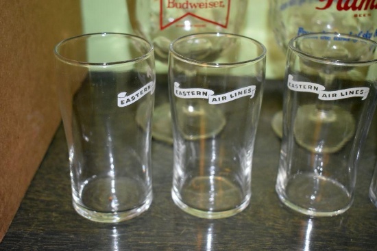 Eastern Airline Glasses, Hamm's beer glasses