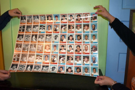 Uncut Roll of 1987 Nestle Foods and Topps Chewing Gun Inc., Baseball Cards, In Original