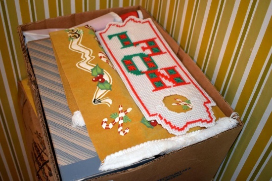 5 Boxes of Assorted Avon Christmas and other Christmas decorations