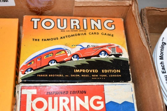 Assortment of touring card games