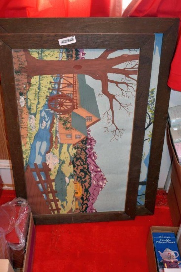 Farm scene prints with frames