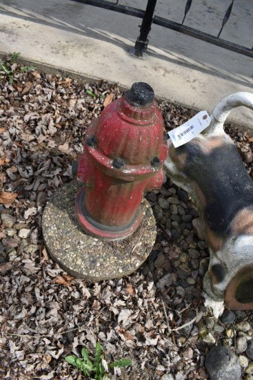 Cement fire hydrant