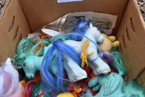 Assortment of My Little Pony toys
