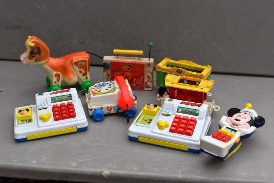 Fisher Price and Mickey toys