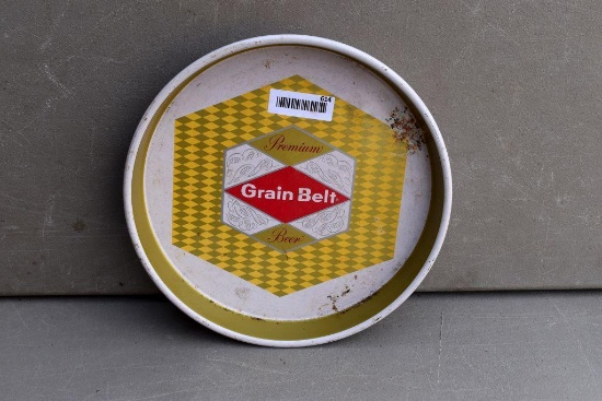 Grain Belt beer tray