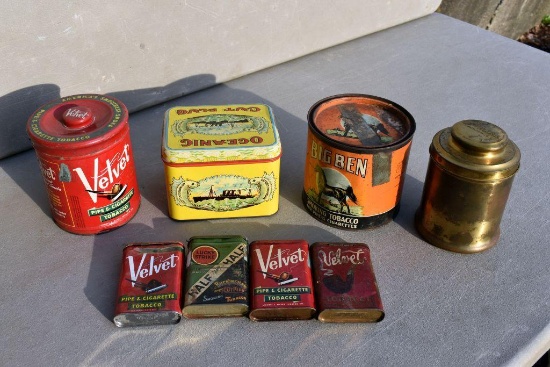Tobacco tins