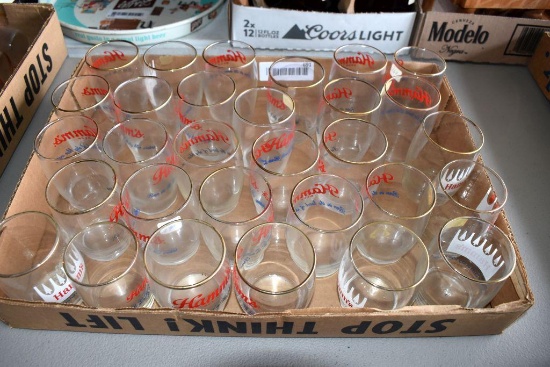 Hamm's Beer glasses