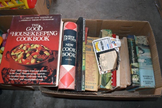 Assortment of cookbooks