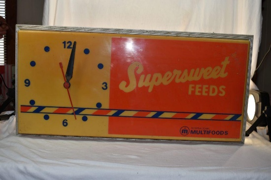 Supersweet, Hatton Sing Co Clock, Clock works 26" x 12"