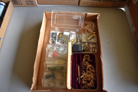 Assorted costume jewelry