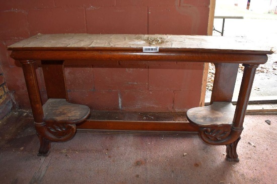 Oak Top To A Buffet