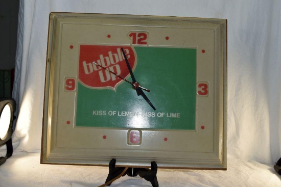 Bubble Up, by Merit Products clock, 16" x 14"