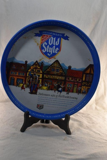 Old Style beer tray