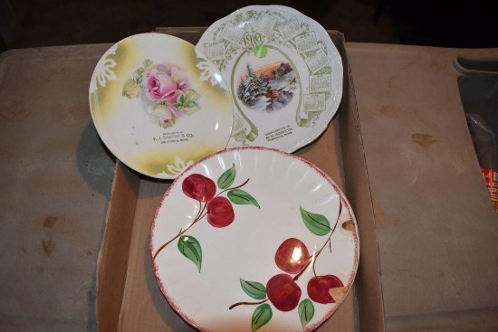 Advertising plates