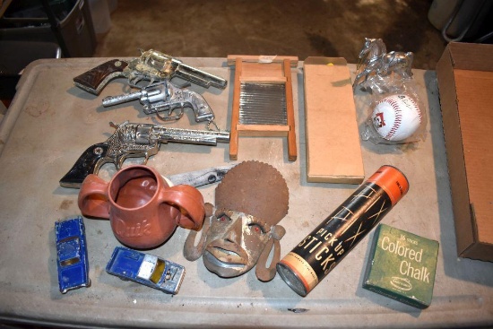 Cap guns and toys