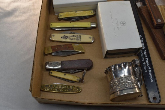Knives, Utensils with advertising