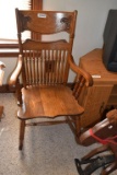 Fancy Oak rocking chair