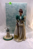 Avon 1995 Miss Albee Figurine from Nationals with mini figurine