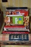 Assortment of cookbooks