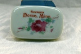 Custard glass paper weight from Doran MN