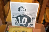 Fran Tarkenton Signed Photo, cigar boxes, Minneapolis Moline Threshing Co. Account Book,