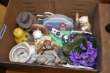 Assortment of Figurines and book ends