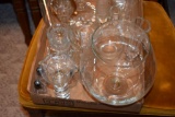 Assortment of Press Glass and glassware