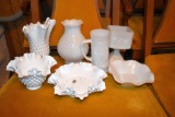 Fenton and Opalescent Hobnail Glassware