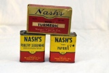 Nash spice tins one with original box