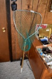 Two Fishing Poles and Net