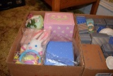 2 boxes of Easter decorations