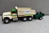 1970's Nylint Road Builders dump truck and trailer